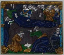 Plaque with the Death of the Virgin, French, early 16th century. Creator: Unknown