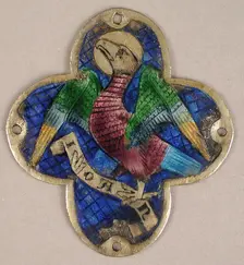 Plaque with the Eagle of Saint John, Catalan, 14th century. Creator: Unknown