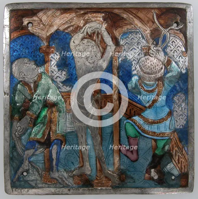 Plaque with the flagellation, Italian, 14th century. Creator: Unknown.