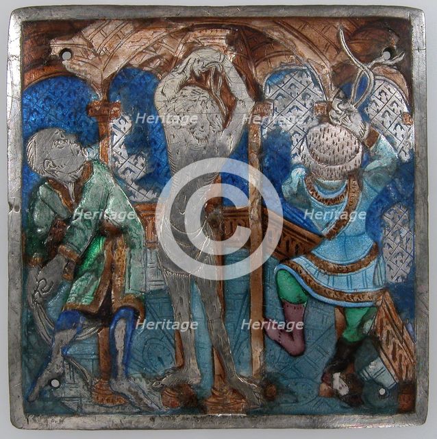 Plaque with the flagellation, Italian, 14th century. Creator: Unknown.