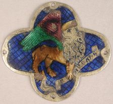 Plaque with the Lion of Saint Mark, Catalan, 14th century. Creator: Unknown