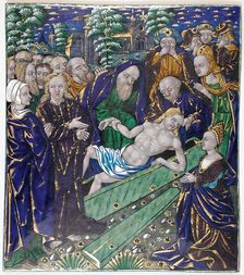 Plaque with the Raising of Lazarus, French, first half 16th century. Creator: Unknown