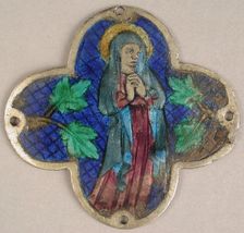 Plaque with the Virgin in Mourning, Catalan, 14th century. Creator: Unknown