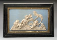 Plaque with Triton and Nereids, Burslem, Late 18th century. Creator: Wedgwood