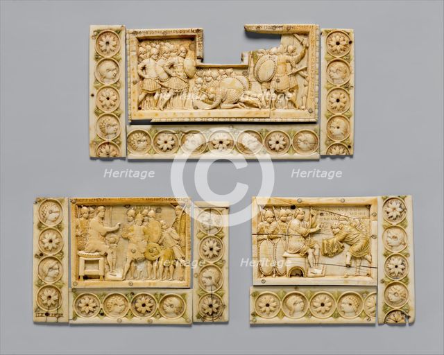 Plaques with Scenes from the Story of Joshua, Byzantine, 900-1000. Creator: Unknown.