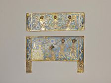 Plaques from a Reliquary Casket with the Martyrdom of a Saint, Limoges, 1200/50. Creator: Unknown