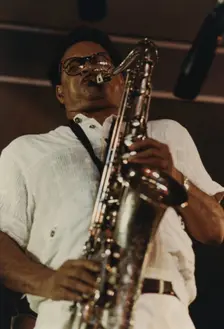 Plas Johnson, North Sea Jazz Festival, Netherlands, 1991. Creator: Brian Foskett