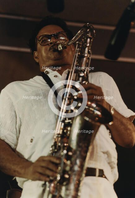 Plas Johnson, North Sea Jazz Festival, Netherlands, 1991. Creator: Brian Foskett.