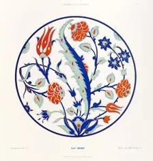 Plat Fayence 1880. Creators: Adalbert de Beaumont, Eugène-Victor Collinot
