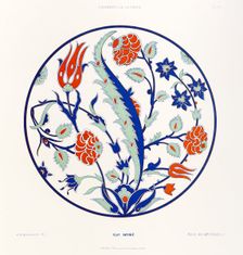 Plat Fayence 1880. Creators: Adalbert de Beaumont, Eugène-Victor Collinot