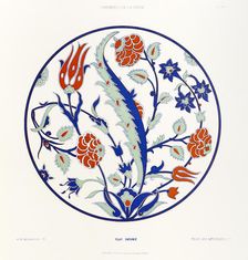 Plat Fayence 1880. Creators: Adalbert de Beaumont, Eugène-Victor Collinot