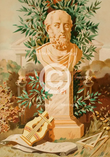 Plato, (428/427 BC-348/347 BC), Greek philosopher, 1882.  Creator: Unknown.