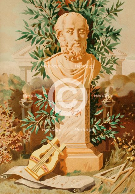 Plato, (428/427 BC-348/347 BC), Greek philosopher, 1882.  Creator: Unknown.