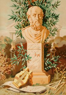 Plato, (428/427 BC-348/347 BC), Greek philosopher, 1882. Creator: Unknown