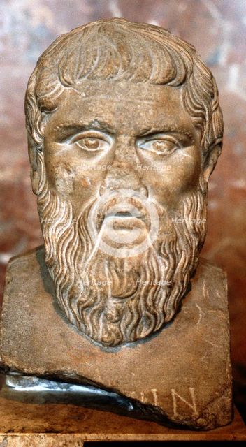 Plato, Ancient Greek philosopher. Artist: Unknown
