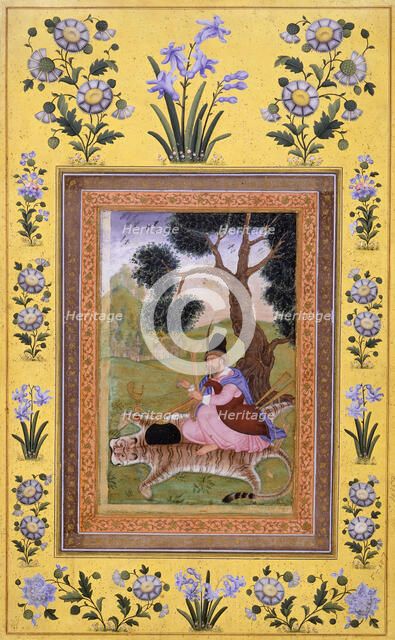 Plato as a Musician, c1600; border- 19th century. Creator: Unknown.