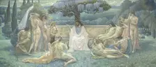 Platonic Academy. Creator: Delville, Jean (1867-1953)