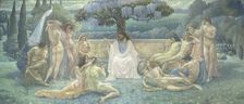 Platonic Academy. Creator: Delville, Jean (1867-1953)