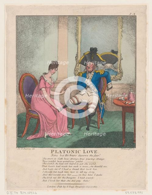 Platonic Love, May 30, 1807., May 30, 1807. Creator: Thomas Rowlandson.