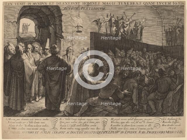 Plato's Cave, 1604. Creator: Jan Saenredam.