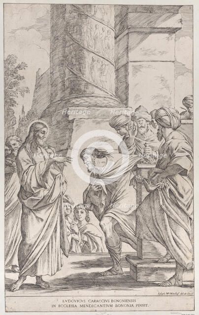Plate 1: the Calling of Saint Matthew, 1678. Creator: Giuseppe Maria Mitelli.