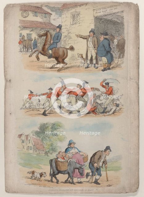 Plate 1, from "World in Miniature", 1816., 1816. Creator: Thomas Rowlandson.