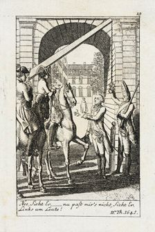 Plate 10 for J.G. Muller's Siegfried von Lindenberg 1783. Creator: Daniel Nikolaus Chodowiecki