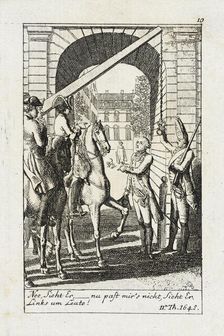 Plate 10 for J.G. Muller's Siegfried von Lindenberg 1783. Creator: Daniel Nikolaus Chodowiecki