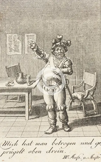 Plate 10 for Shakespeare's 'Macbeth', 1784. Creator: Daniel Nikolaus Chodowiecki.