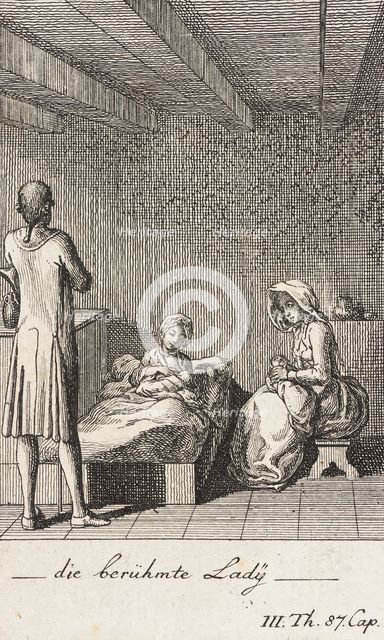 Plate 10 for Thomas Smollett's 'The Adventures of Peregrine Pickle', 1785. Creator: Daniel Nikolaus Chodowiecki.