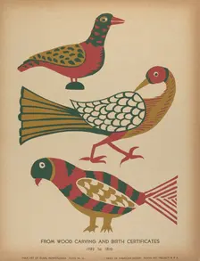 Plate 10: From the Portfolio "Folk Art of Rural Pennsylvania", c. 1939. Creator: Unknown