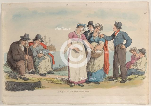 Plate 10, from "World in Miniature", 1816., 1816. Creator: Thomas Rowlandson.