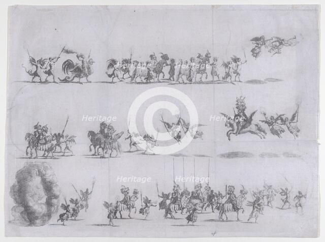 Plate 10 from Pietro Paulo Bissari, Antiopa, 1662. Creator: Mathäus Küsel.