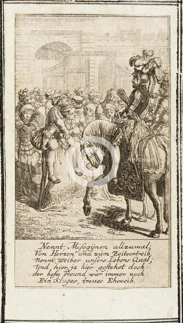 Plate 11 for 'Moral and Satiric Content', 1778. Creator: Daniel Nikolaus Chodowiecki.