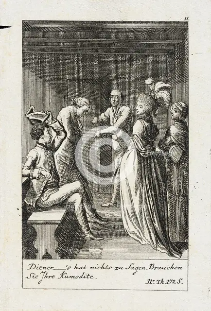 Plate 11 for J.G. Muller's 'Siegfried von Lindenberg', 1783. Creator: Daniel Nikolaus Chodowiecki.