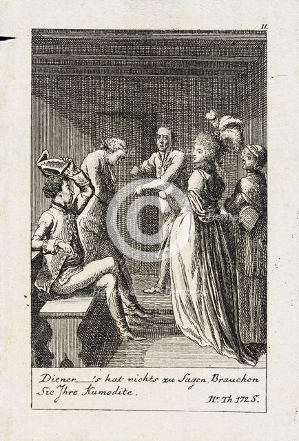 Plate 11 for J.G. Muller's 'Siegfried von Lindenberg', 1783. Creator: Daniel Nikolaus Chodowiecki.