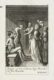 Plate 11 for J.G. Muller's Siegfried von Lindenberg 1783. Creator: Daniel Nikolaus Chodowiecki