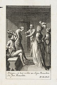 Plate 11 for J.G. Muller's Siegfried von Lindenberg 1783. Creator: Daniel Nikolaus Chodowiecki