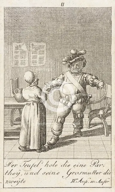 Plate 11 for Shakespeare's 'Macbeth', 1784. Creator: Daniel Nikolaus Chodowiecki.