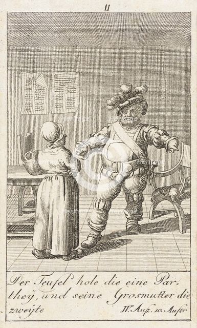 Plate 11 for Shakespeare's 'Macbeth', 1784. Creator: Daniel Nikolaus Chodowiecki.