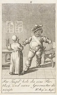 Plate 11 for Shakespeare's Macbeth 1784. Creator: Daniel Nikolaus Chodowiecki
