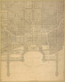 Plate 110 from The Plan of Chicago, 1909: Chicago. Plan of the Complete System of Street... Creator: Daniel Burnham