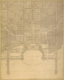 Plate 110 from The Plan of Chicago, 1909: Chicago. Plan of the Complete System of Street... Creator: Daniel Burnham