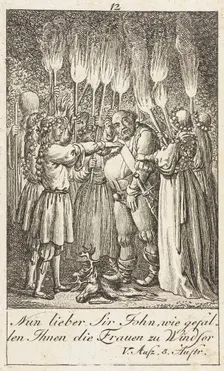 Plate 12 for Shakespeare's Macbeth 1784. Creator: Daniel Nikolaus Chodowiecki