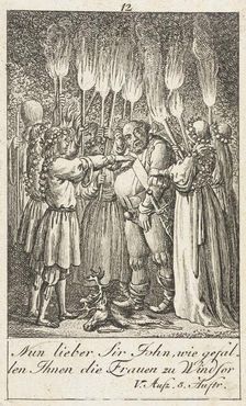 Plate 12 for Shakespeare's Macbeth 1784. Creator: Daniel Nikolaus Chodowiecki