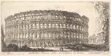Plate 12: Flavian Amphitheater, called the Colosseum. 1. Arch of Constantine. 2. Palat..., ca. 1748. Creator: Giovanni Battista Piranesi