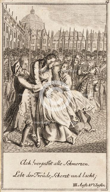 Plate 12 from The Deserter by Sedaine, 1775. Creator: Daniel Berger.