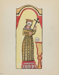 Plate 12: Saint Rita: From Portfolio "Spanish Colonial Designs of New Mexico", 1935/1942. Creator: Unknown