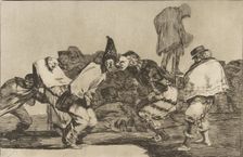 Plate 14 from the Disparates': Carnival Folly, ca. 1816-23 (published 1864). Creator: Francisco Goya