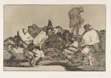 Plate 14 from the Disparates': Carnival Folly, ca. 1816-23 (published 1864). Creator: Francisco Goya